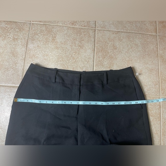 Ann Taylor Black Wide Leg Curvy Pants Size 12 - Picture 6 of 8